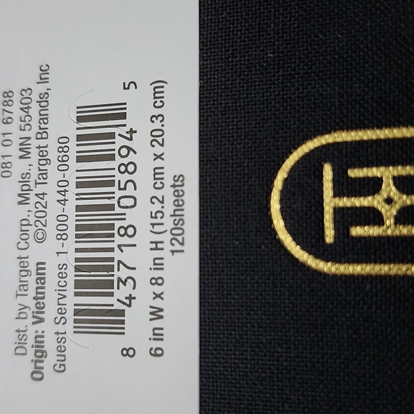 Threshold Black Notes Journal - Picture 6 of 6